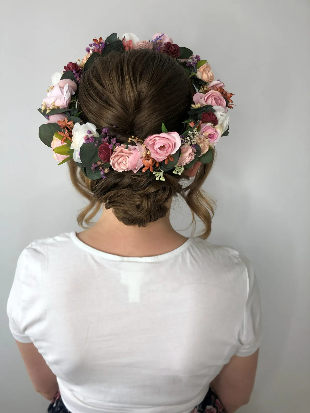 Fryzura ślubna - upięcia boho, stylizacja Anna Popek