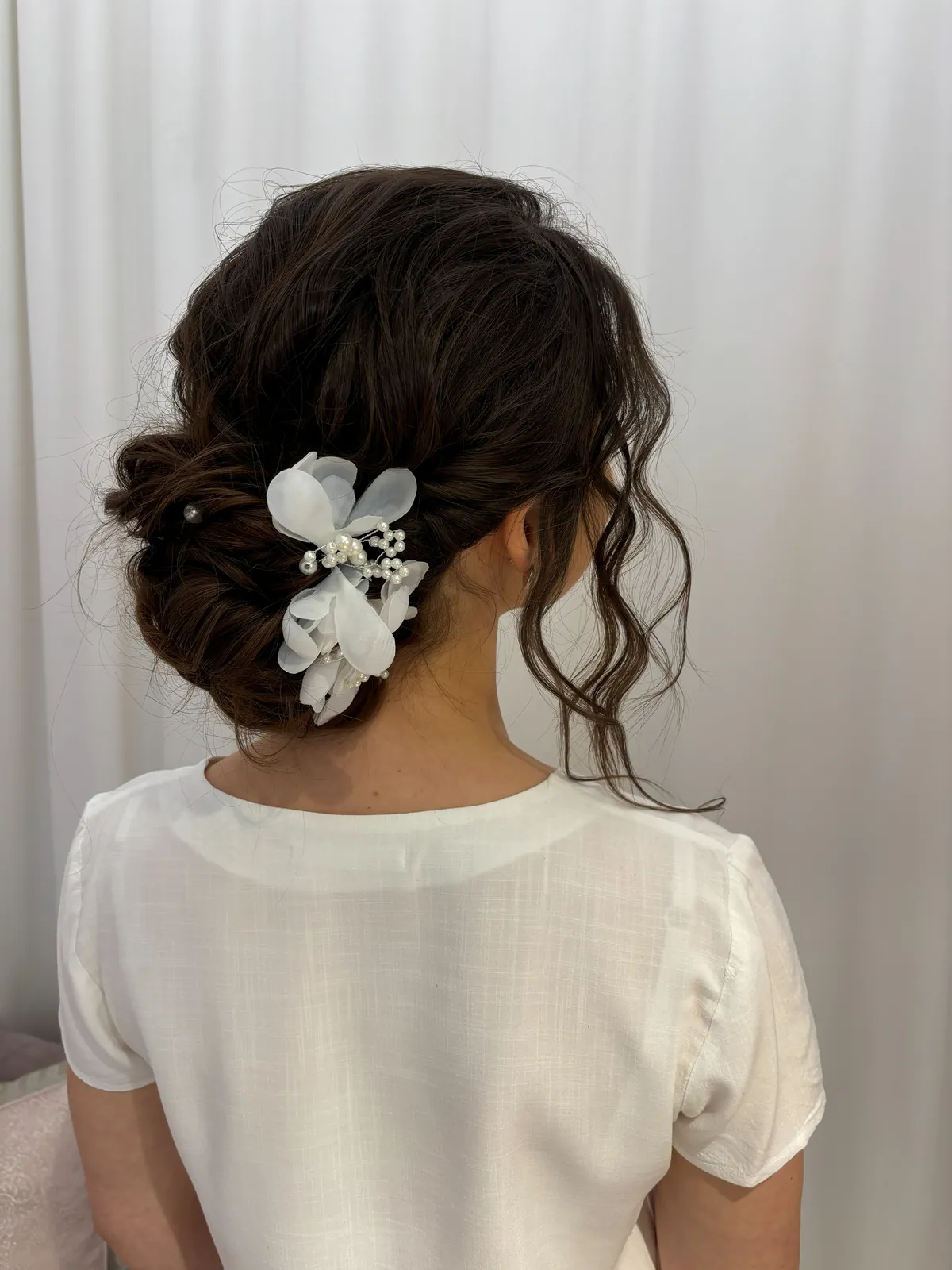 Fryzura ślubna - upięcia boho, stylizacja Anna Popek