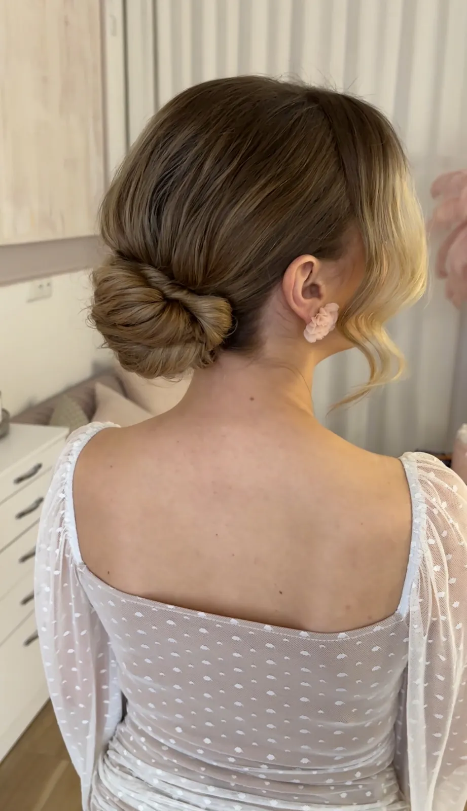 Fryzura ślubna - upięcia boho, stylizacja Anna Popek